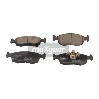 Jeu de 4 plaquettes de frein avant MAXGEAR 19-2923