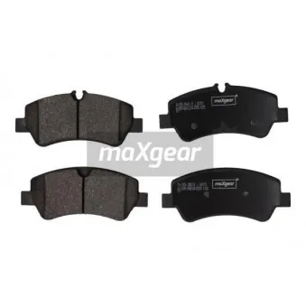 Jeu de 4 plaquettes de frein arrière MAXGEAR 19-2926