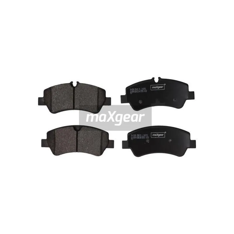 Jeu de 4 plaquettes de frein arrière MAXGEAR 19-2926