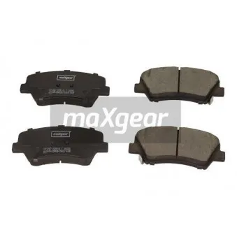 Jeu de 4 plaquettes de frein avant MAXGEAR 19-2927