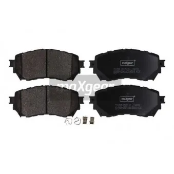 Jeu de 4 plaquettes de frein avant MAXGEAR 19-2928