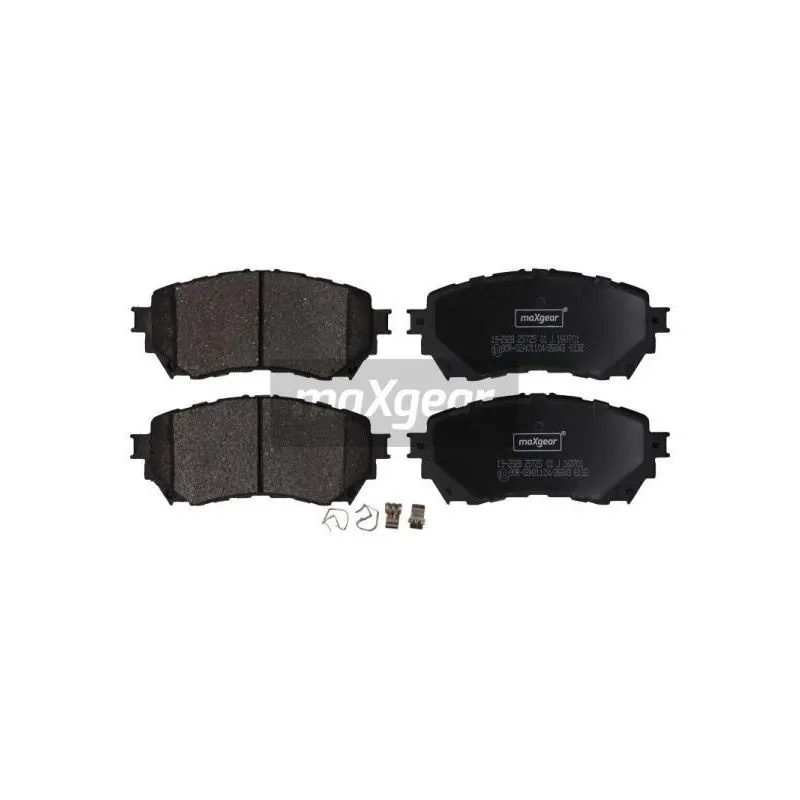 Jeu de 4 plaquettes de frein avant MAXGEAR 19-2928