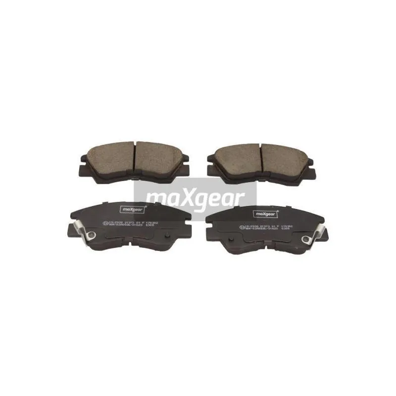 Jeu de 4 plaquettes de frein avant MAXGEAR 19-2938