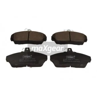 Jeu de 4 plaquettes de frein avant MAXGEAR 19-2940