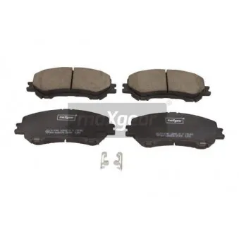 Jeu de 4 plaquettes de frein avant MAXGEAR 19-2943
