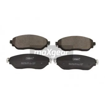 Jeu de 4 plaquettes de frein avant MAXGEAR 19-2944