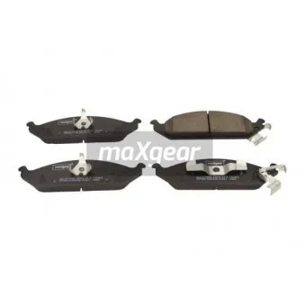Jeu de 4 plaquettes de frein avant MAXGEAR 19-2948