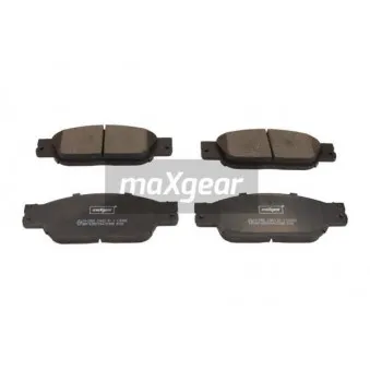 Jeu de 4 plaquettes de frein avant MAXGEAR 19-2950