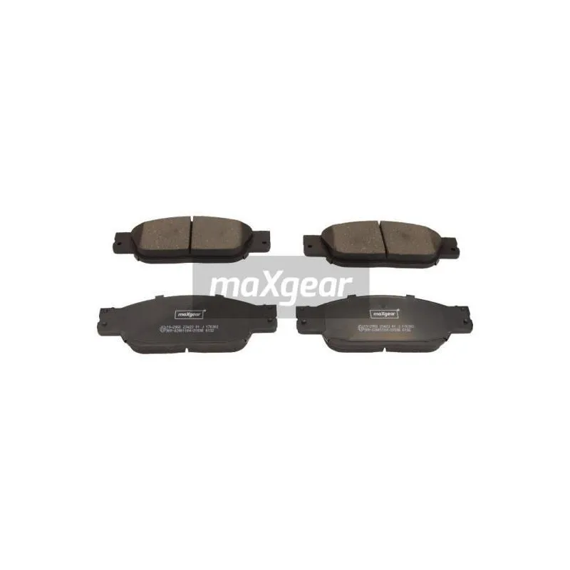Jeu de 4 plaquettes de frein avant MAXGEAR 19-2950