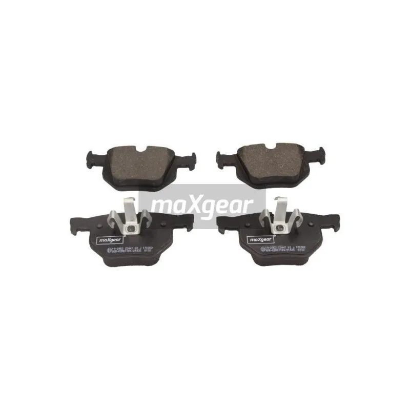 Jeu de 4 plaquettes de frein arrière MAXGEAR 19-2952