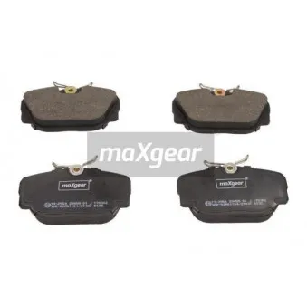 Jeu de 4 plaquettes de frein arrière MAXGEAR 19-2954