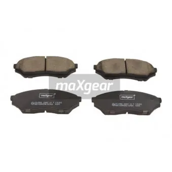 Jeu de 4 plaquettes de frein avant MAXGEAR 19-2956