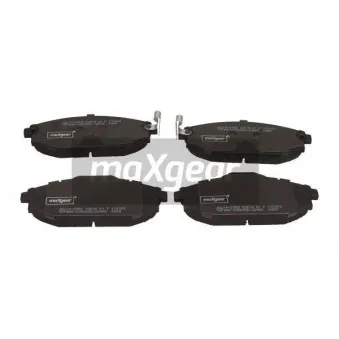 Jeu de 4 plaquettes de frein avant MAXGEAR 19-2958