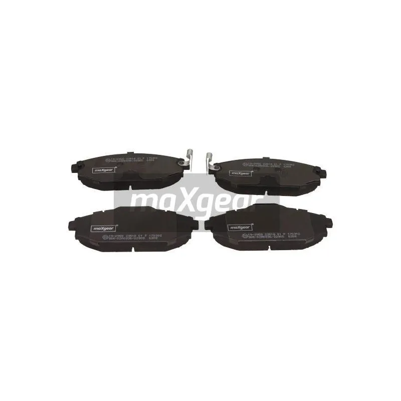 Jeu de 4 plaquettes de frein avant MAXGEAR 19-2958