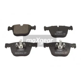 Jeu de 4 plaquettes de frein arrière MAXGEAR 19-2961