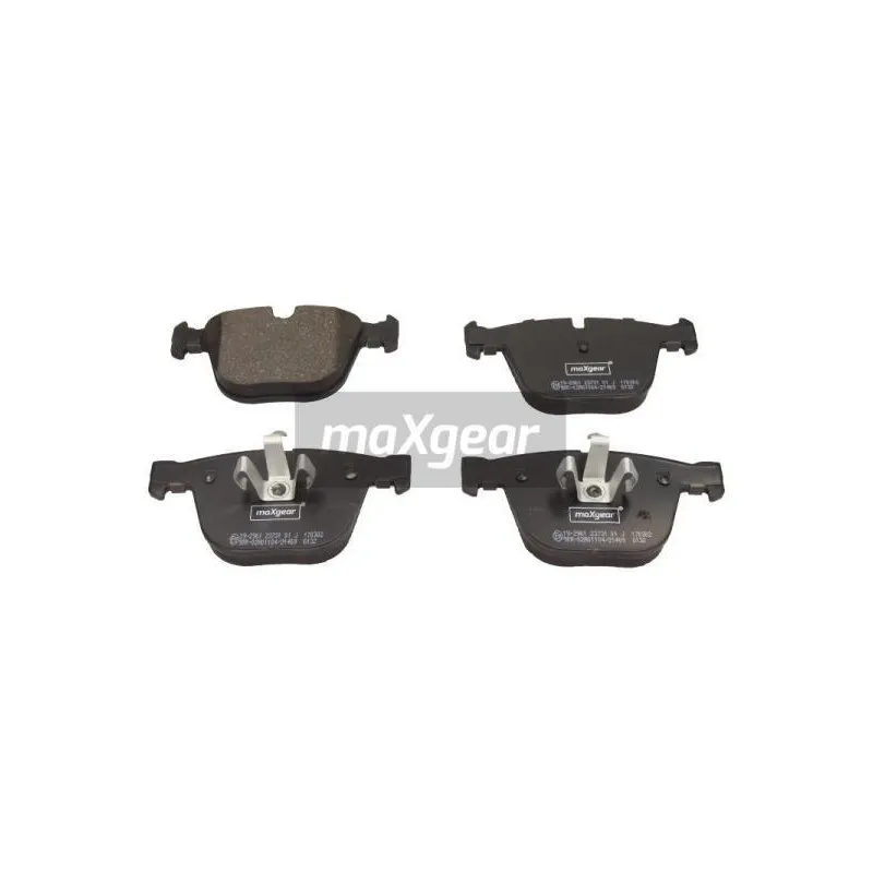 Jeu de 4 plaquettes de frein arrière MAXGEAR 19-2961