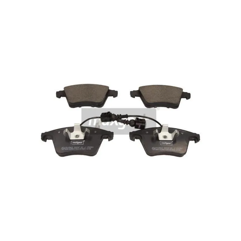Jeu de 4 plaquettes de frein avant MAXGEAR 19-2962