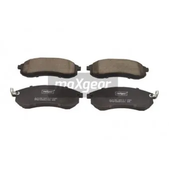 Jeu de 4 plaquettes de frein avant MAXGEAR 19-2965