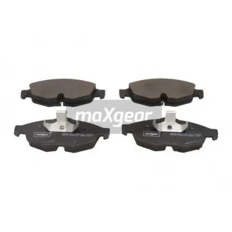 Jeu de 4 plaquettes de frein avant MAXGEAR
