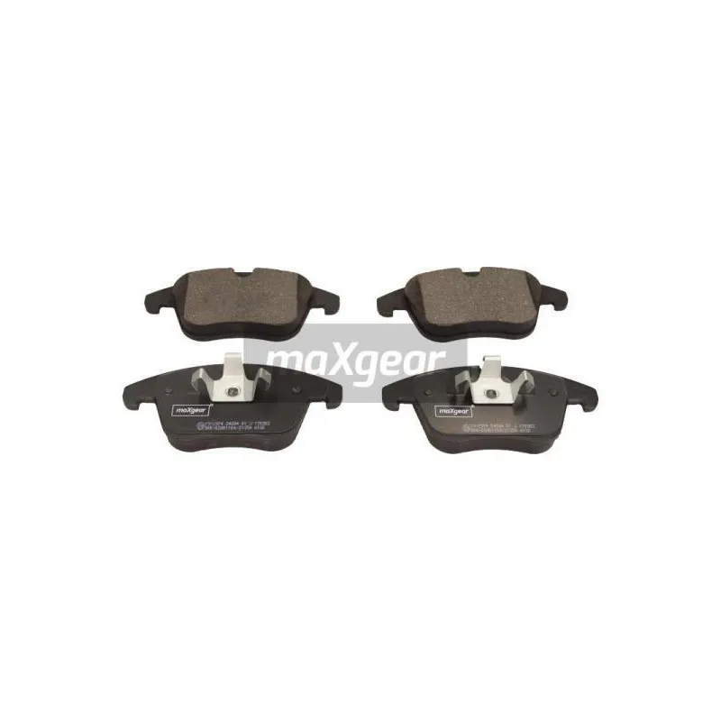 Jeu de 4 plaquettes de frein avant MAXGEAR 19-2974