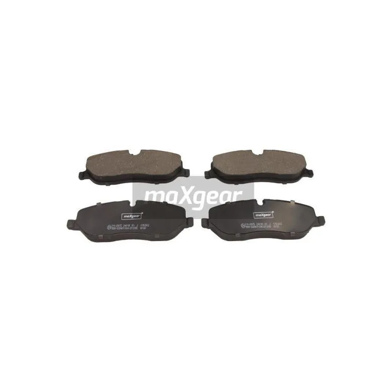 Jeu de 4 plaquettes de frein avant MAXGEAR 19-2975