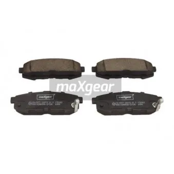 Jeu de 4 plaquettes de frein arrière MAXGEAR 19-2977