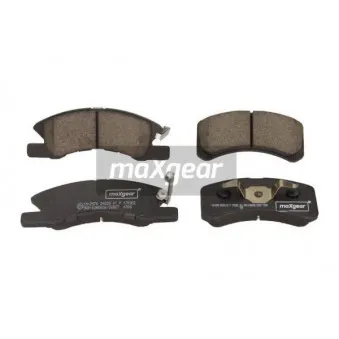 Jeu de 4 plaquettes de frein avant MAXGEAR 19-2978