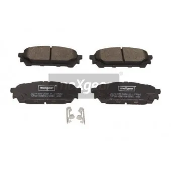 Jeu de 4 plaquettes de frein arrière MAXGEAR 19-2979