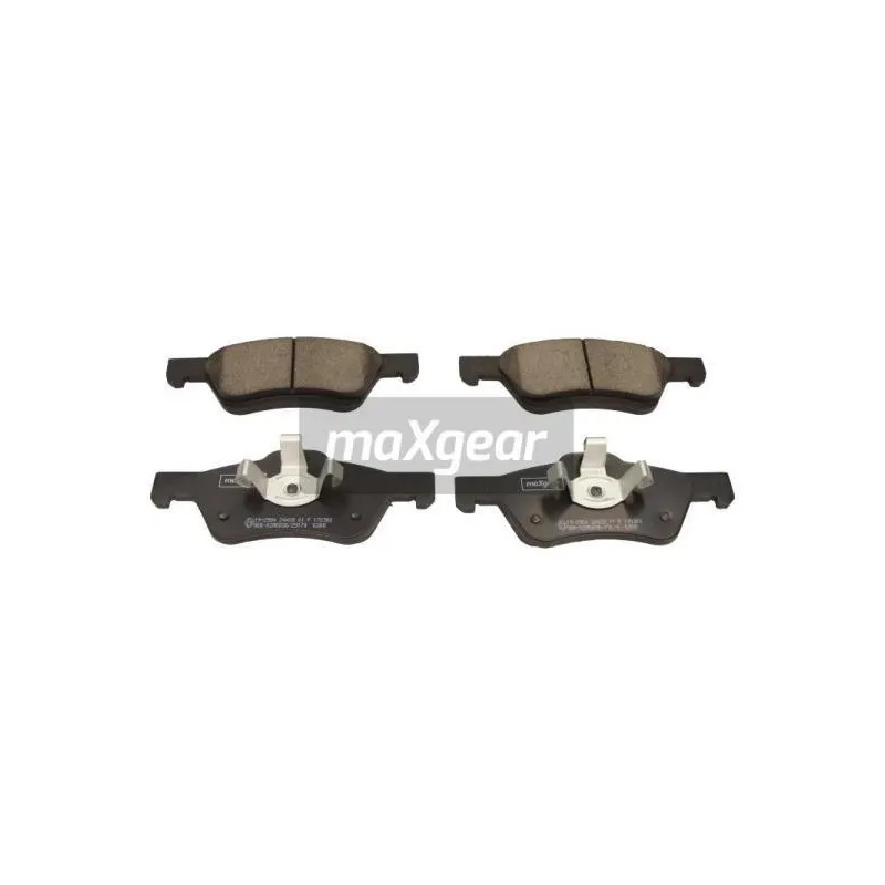 Jeu de 4 plaquettes de frein avant MAXGEAR 19-2984