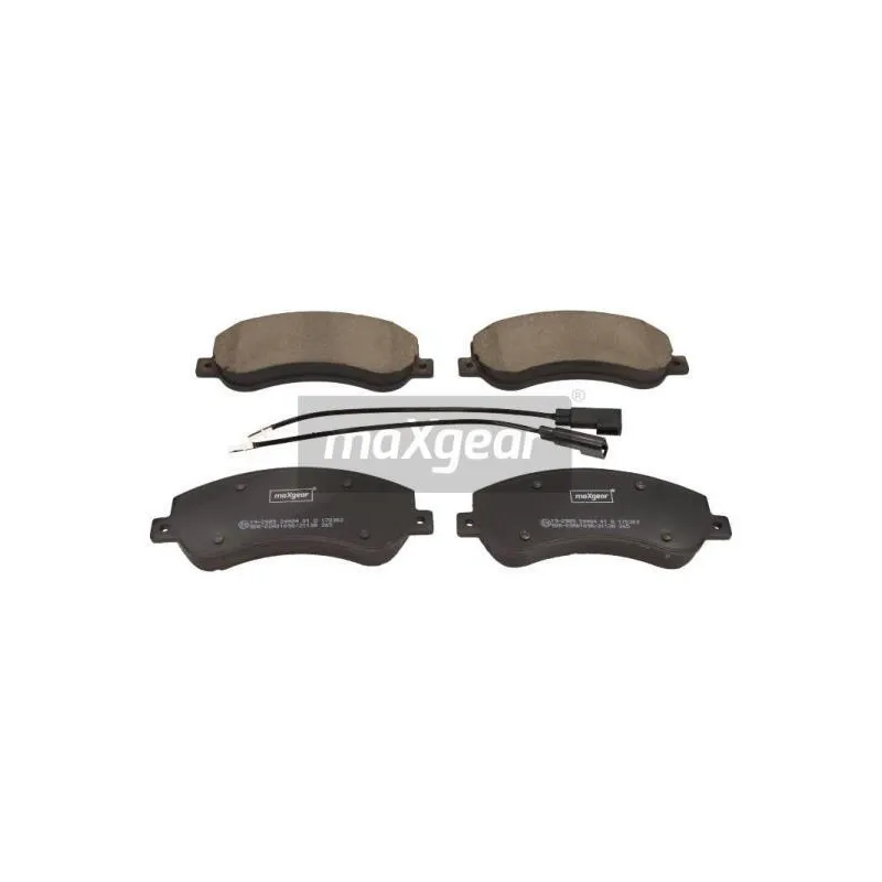 Jeu de 4 plaquettes de frein avant MAXGEAR 19-2989