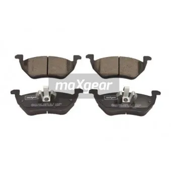 Jeu de 4 plaquettes de frein arrière MAXGEAR 19-2997