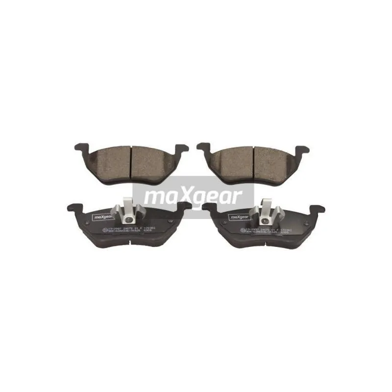 Jeu de 4 plaquettes de frein arrière MAXGEAR 19-2997