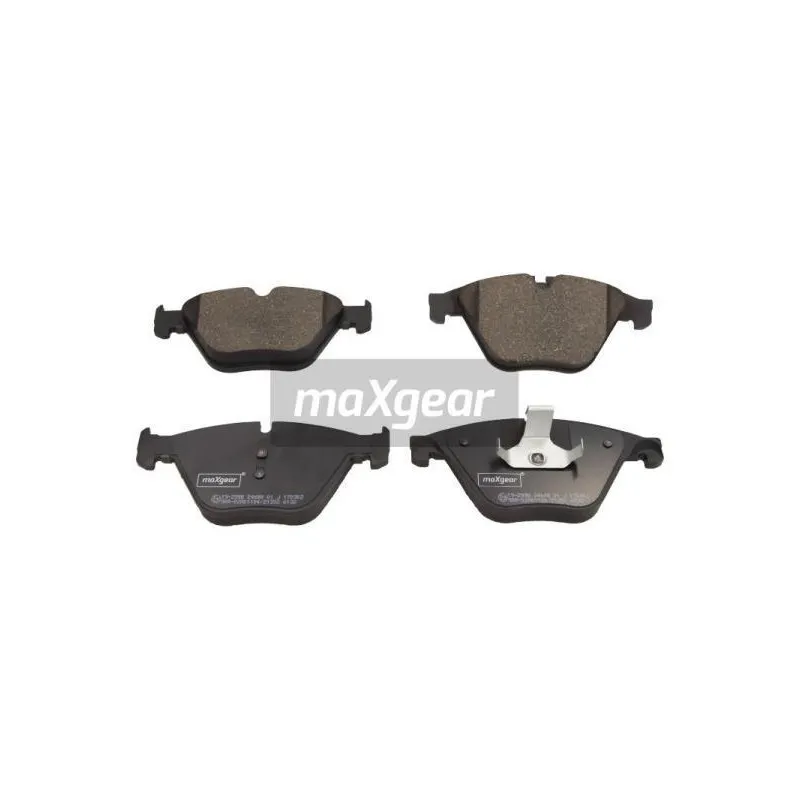 Jeu de 4 plaquettes de frein avant MAXGEAR 19-2998