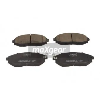 Jeu de 4 plaquettes de frein avant MAXGEAR 19-3004