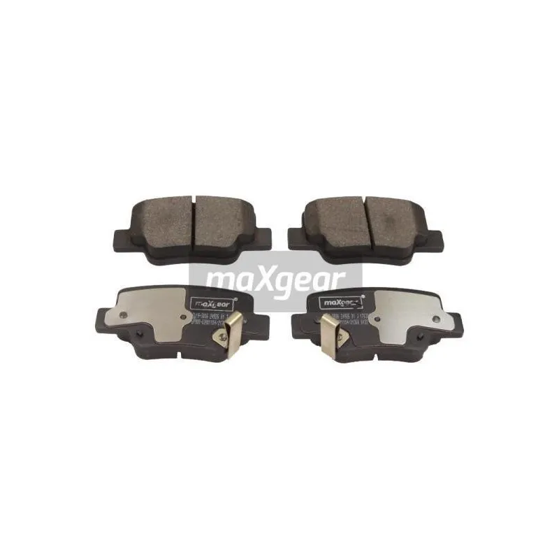 Jeu de 4 plaquettes de frein arrière MAXGEAR 19-3006