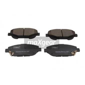 Jeu de 4 plaquettes de frein avant MAXGEAR