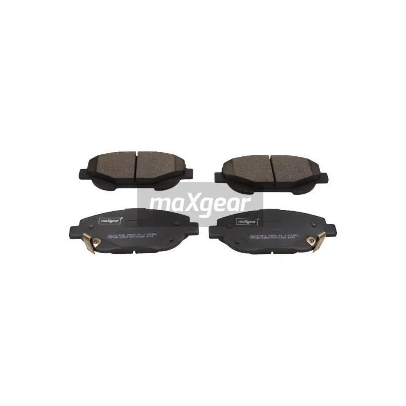 Jeu de 4 plaquettes de frein avant MAXGEAR 19-3010