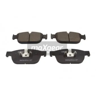 Jeu de 4 plaquettes de frein avant MAXGEAR 19-3016