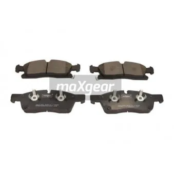 Jeu de 4 plaquettes de frein avant MAXGEAR 19-3021
