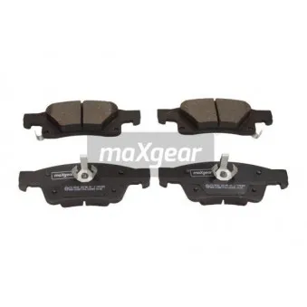 Jeu de 4 plaquettes de frein arrière MAXGEAR 19-3022