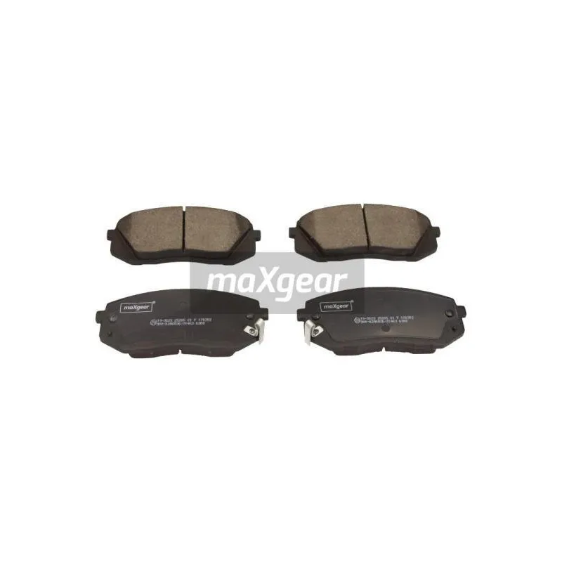 Jeu de 4 plaquettes de frein avant MAXGEAR 19-3023