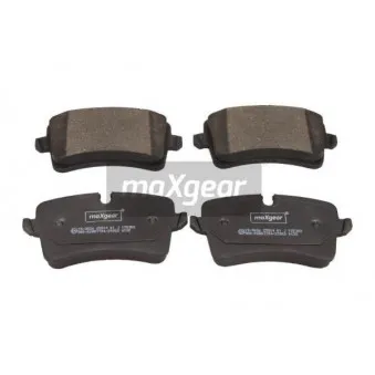 Jeu de 4 plaquettes de frein arrière MAXGEAR 19-3026