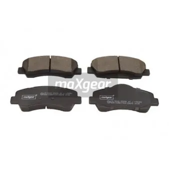 Jeu de 4 plaquettes de frein avant MAXGEAR 19-3029