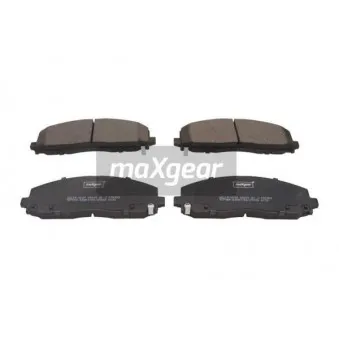 Jeu de 4 plaquettes de frein avant MAXGEAR 19-3035