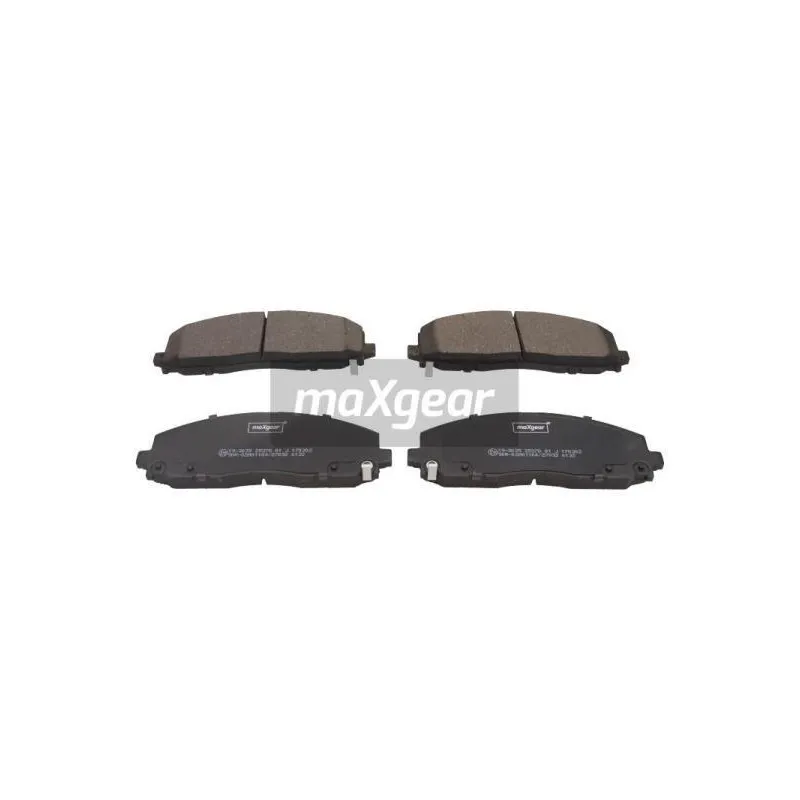 Jeu de 4 plaquettes de frein avant MAXGEAR 19-3035
