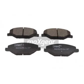 Jeu de 4 plaquettes de frein avant MAXGEAR 19-3042