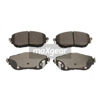 Jeu de 4 plaquettes de frein avant MAXGEAR 19-3044