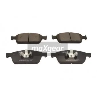 Jeu de 4 plaquettes de frein avant MAXGEAR 19-3045