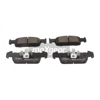 Jeu de 4 plaquettes de frein avant MAXGEAR 19-3046