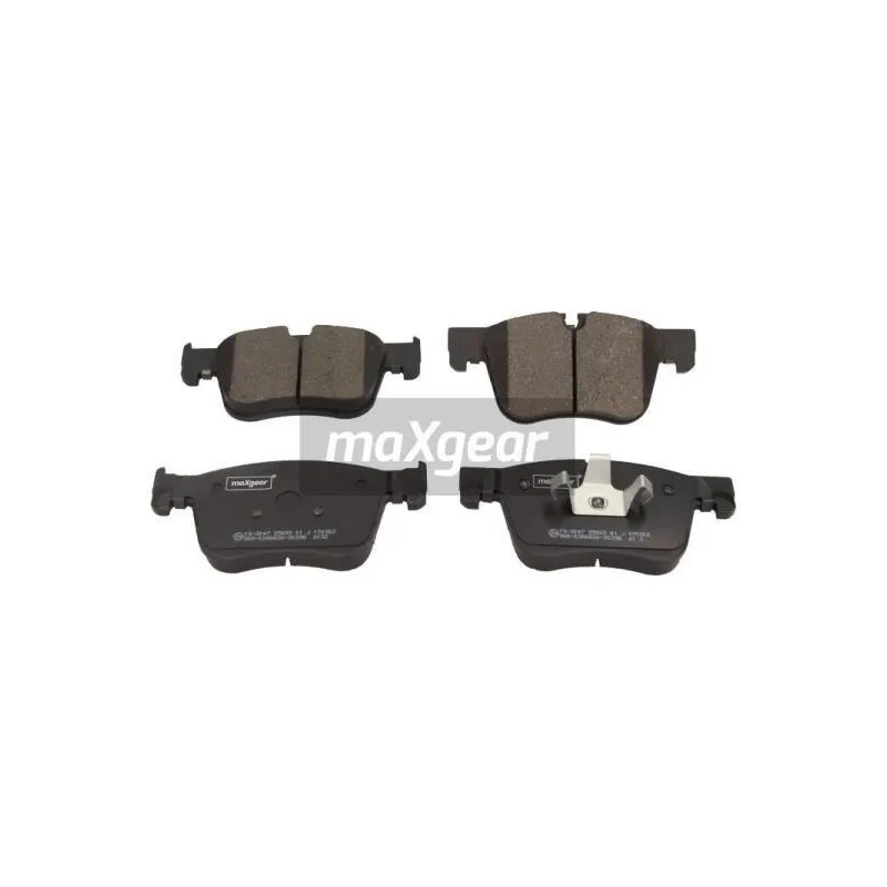 Jeu de 4 plaquettes de frein avant MAXGEAR 19-3047